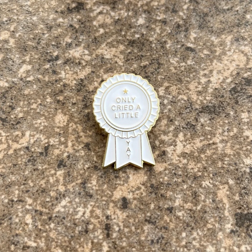 Only cried a little brooch lapel‎ pin backpack pin hat pin